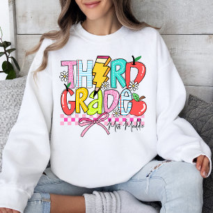 Third Grade Back To School Teacher Appreciation Sweatshirt
