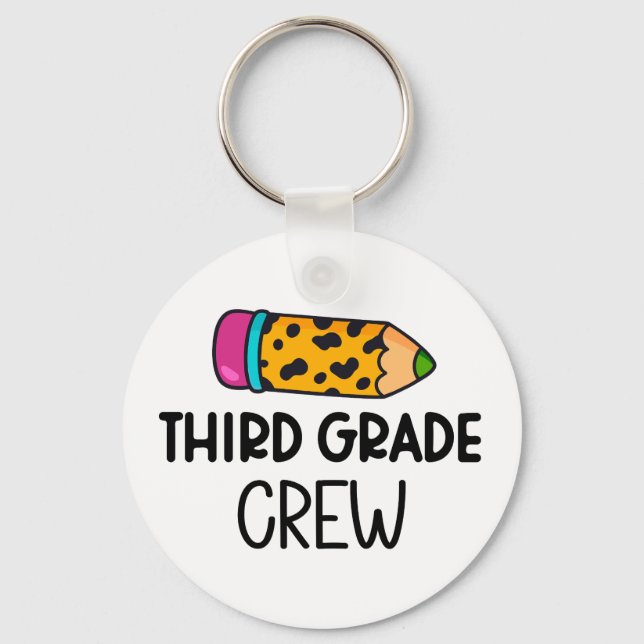 Third Grade Crew Key Ring (Back)