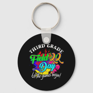 Third Grade Field Day 2022 Let The Games Begin Kid Key Ring