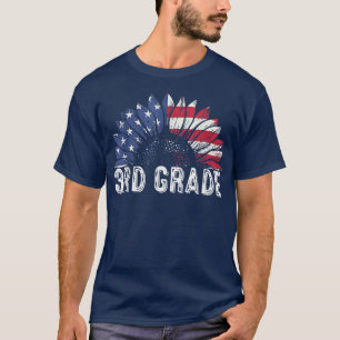 Third grade flag american teacher team 3rd grade s T-Shirt