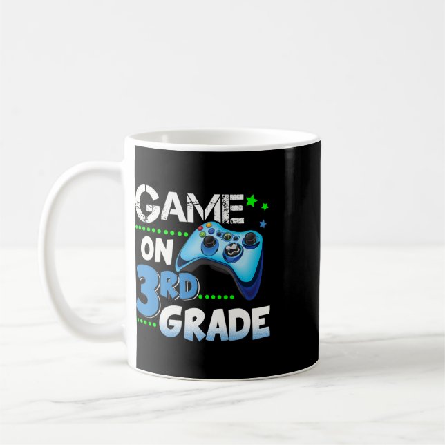 Third Grade Fun Game On 3rd Grade Gift  Coffee Mug (Left)