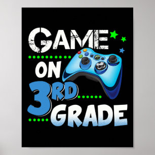 Third Grade Fun Game On 3rd Grade Gift Poster