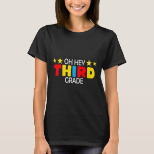 Third Grade Kids Boy Back To School Students Teach T-Shirt