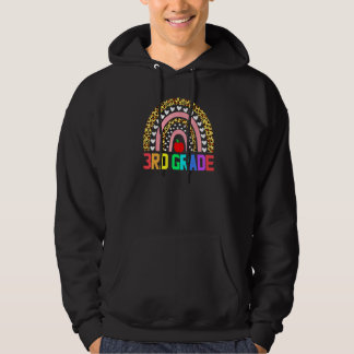Third Grade Rainbow Girls Boys Teacher Team 3rd Gr Hoodie