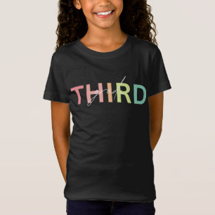 Third Grade Shirt, 3rd Grade Teacher Shirt, Back T-Shirt