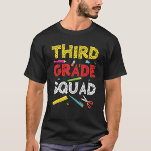 Third Grade Squad 3rd Grade Graduation T-Shirt