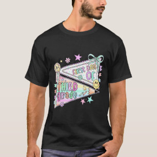 Third grade teacher 3rd grade pennant flag back to T-Shirt