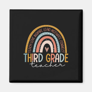 Third Grade Teacher Teach Love Inspire Ck To Schoo Magnet