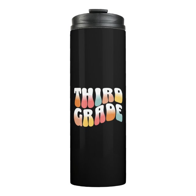 Third Grade Teacher Thermal Tumbler (Front)