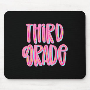 Third Grade Team 3rd Grade Teachers Students Back Mouse Mat