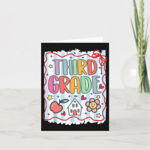 Third Grade Team Back To School 3rd Grade  Card