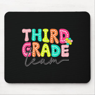 Third Grade Team Teacher Back To School 3rd Grade Mouse Mat