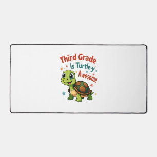 Third grade Turtle-y Awesome 3rd Grade Back to Sch Desk Mat