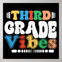 Third Grade Vibes Back To School Student Teacher