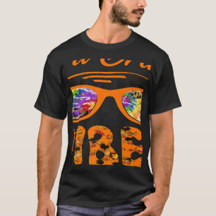 Third Grade Vibes Cute Tie Die Fall Teacher Paraed T-Shirt