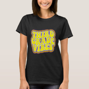 Third Grade Vibes Retro Back To School New 3rd T-Shirt