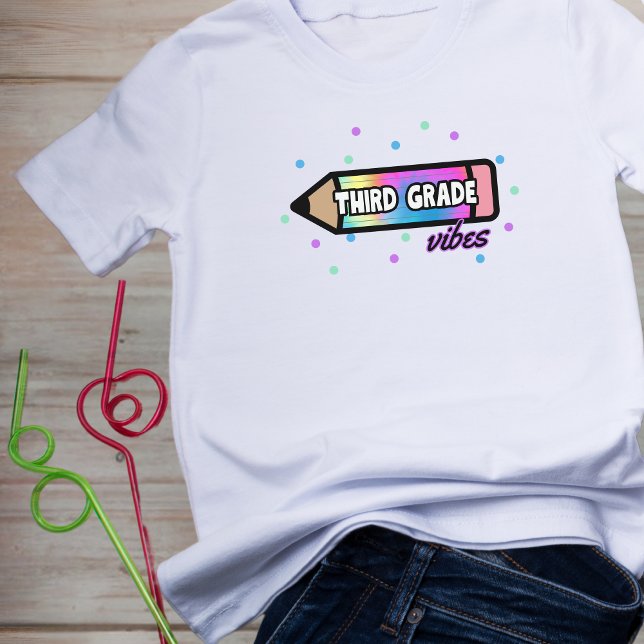 Third Grade Vibes T-Shirt (Creator Uploaded)