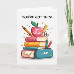 Third Grade You’ve Got This Personalize School Card