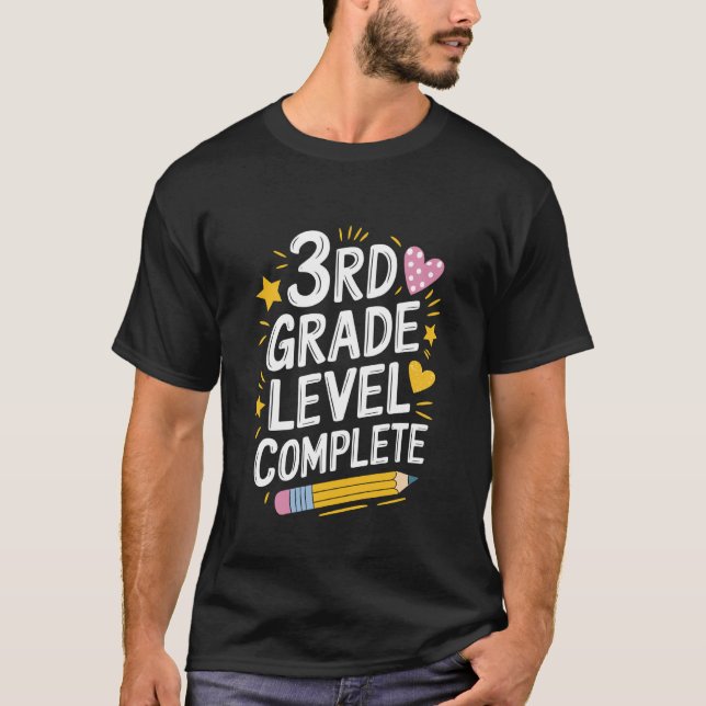 Third Grader School Teacher, 3rd Grade Level Compl T-Shirt (Front)
