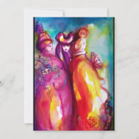 THIRD MASK ,masquerade party, gold red yellow blue