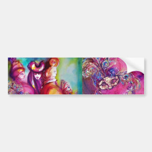 THIRD MASK / Venetian Masquerade Bumper Sticker