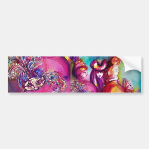 THIRD MASK / Venetian Masquerade Bumper Sticker