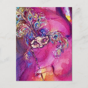 THIRD MASK / Venetian Masquerade Detail Postcard