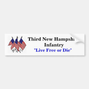 Third New Hampshire Infantry Bumper Sticker