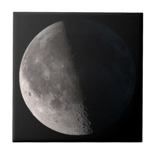 Third quarter phase moon NASA image Tile