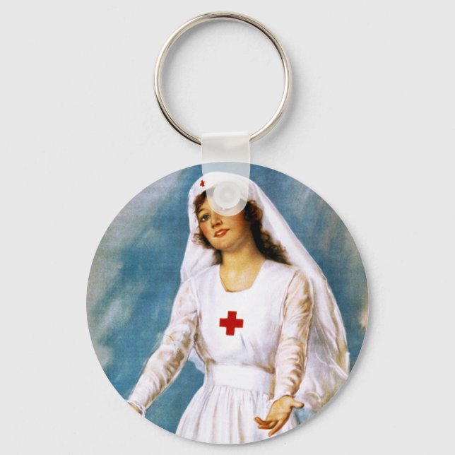 Third Red Cross Roll Call, 1918 Key Ring (Front)