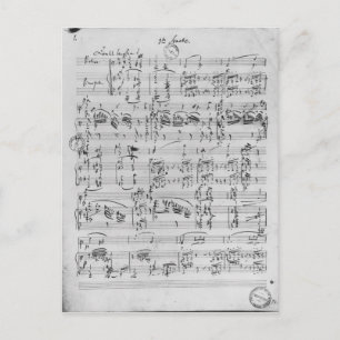 Third Sonata for piano and violin Postcard