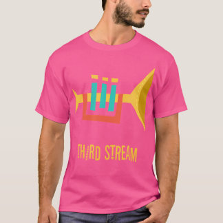 Third Stream - Vintage Jazz Trumpet Music T-Shirt