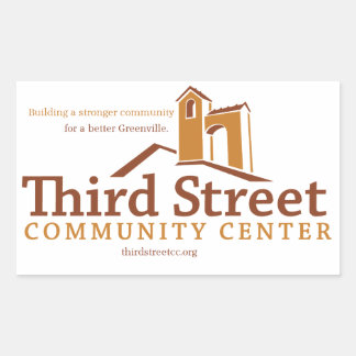 Third Street Community Centre Vision Rectangular Sticker