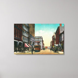 Third Street in Portland, Oregon Canvas Print