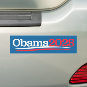 Third Term Obama 2028 Bumper Sticker