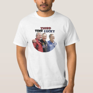 Third Time Lucky: Jeb Bush 2016 T-Shirt