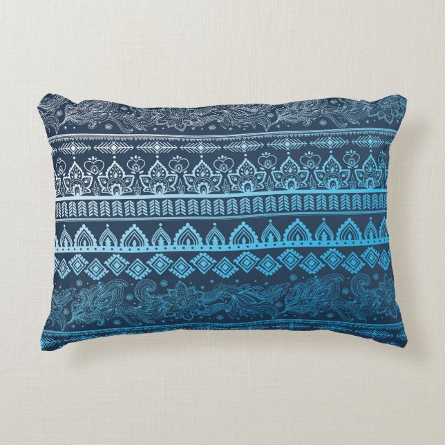Third tribal ethnic, seamless pattern. decorative cushion (Front)