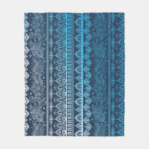 Third tribal ethnic, seamless pattern. fleece blanket