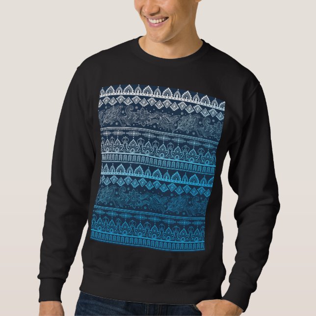 Third tribal ethnic, seamless pattern. sweatshirt (Front)
