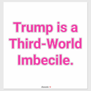 Third-World Imbecile Trump Hankamer Artjunkhaus