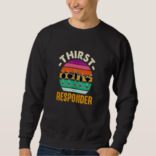 Thirst A Responder Funny Bartender Barman Barkeepe Sweatshirt