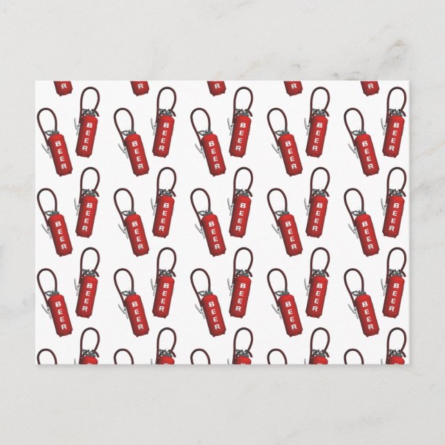 Thirst Quencher Beer Postcard (Front)