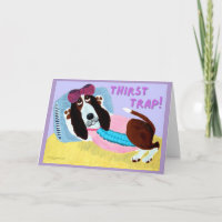Thirst Trap Basset Hound Swimsuit Model