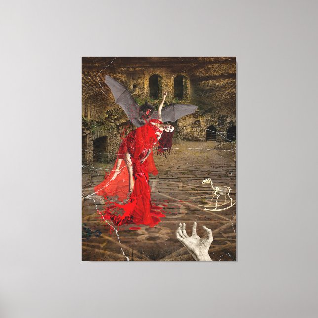 Thirsty Canvas Print (Front)