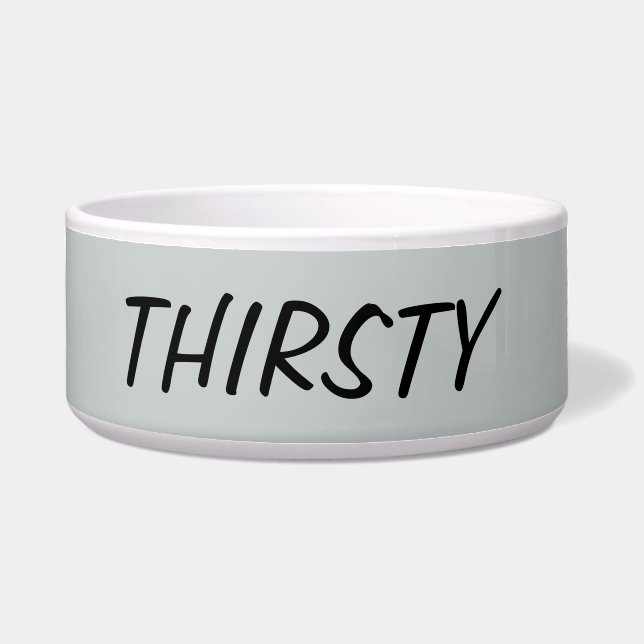 Thirsty Dog Bowl (Front)