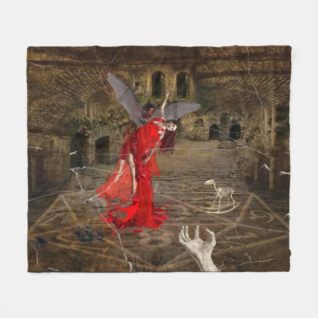 Thirsty Fleece Blanket (Front (Horizontal))
