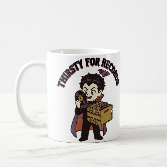 Thirsty for Records Coffee Mug (Left)