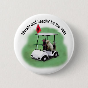 Thirsty Labs 6 Cm Round Badge