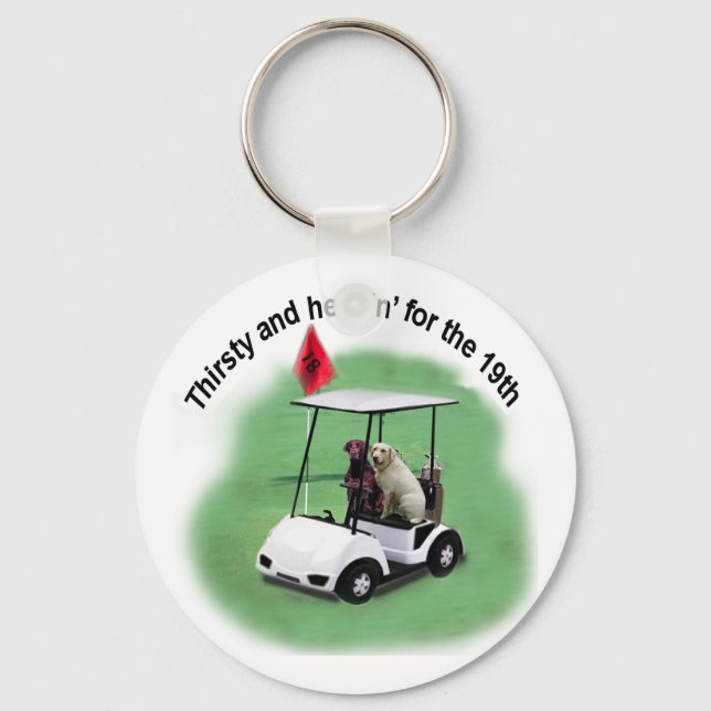 Thirsty Labs Key Ring (Front)