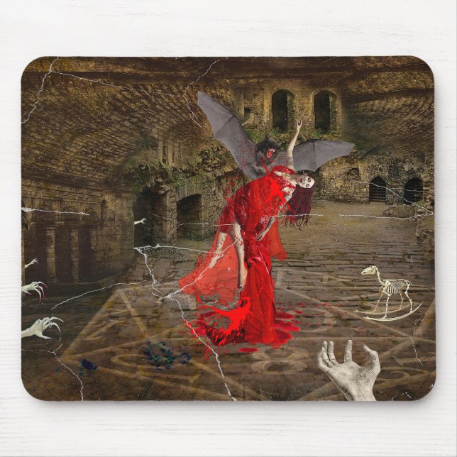 Thirsty Mouse Mat (Front)